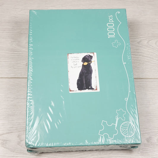 JJON1 - NEW - 1000pc black lab puzzle