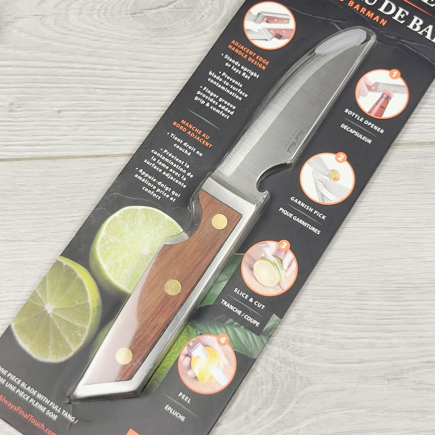 JJON1 - NEW - Old Fashioned Cocktail Kit + Bartender's Knife