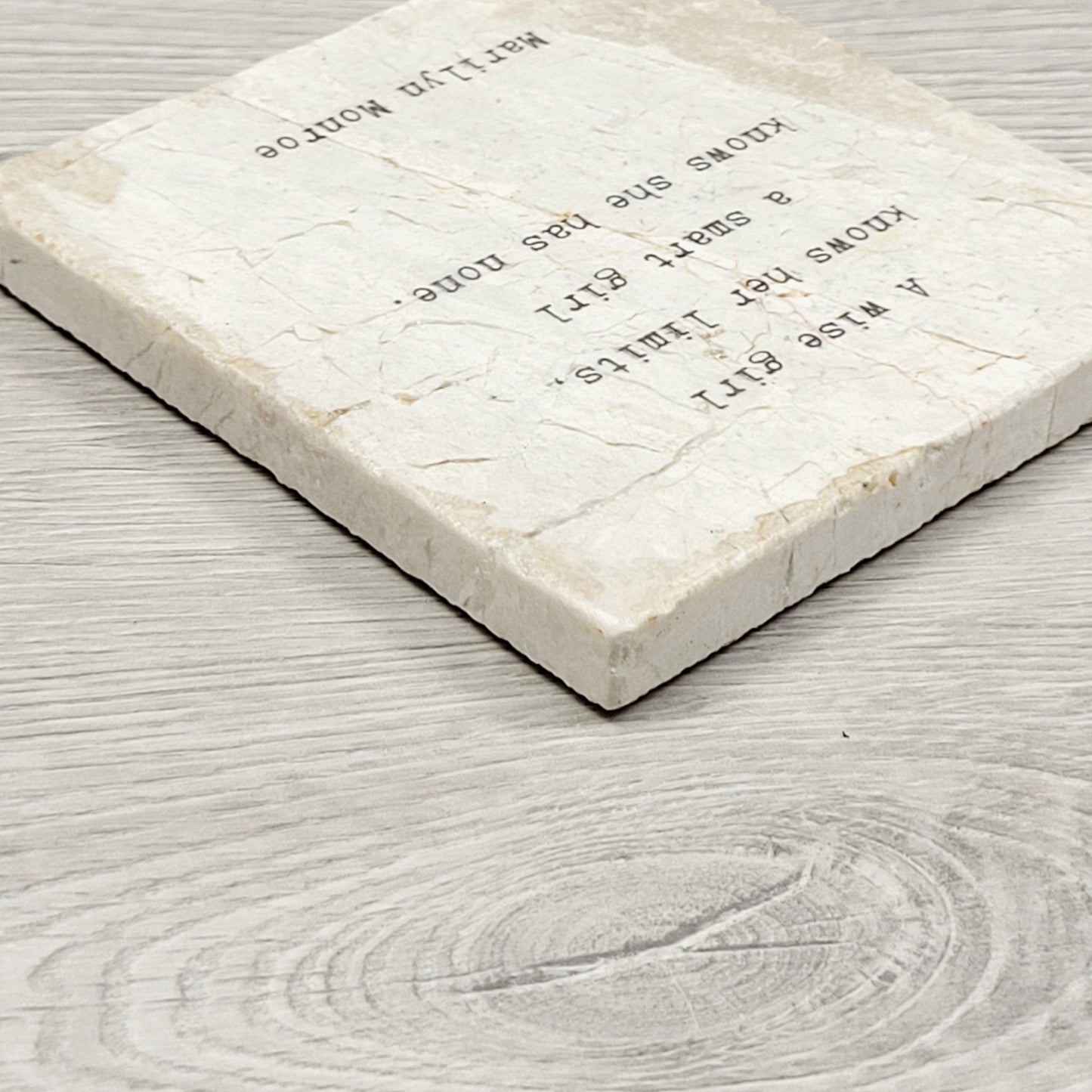 JJON1 - Cedar Mountain Studios Art Block with Marilyn Monroe quote