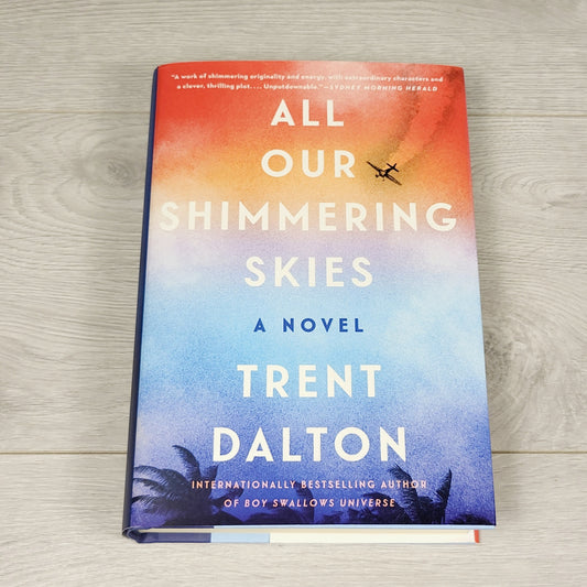 JJON - All Our Shimmering Skies. Hardcover novel