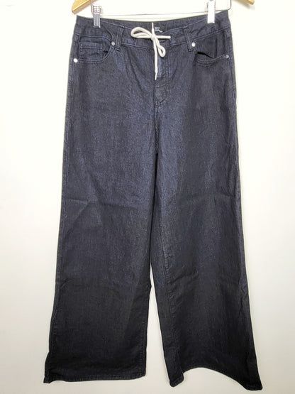 LIRE1 - 1822 Denim Drawstring High Waist Wide Leg Jeans. Size 8