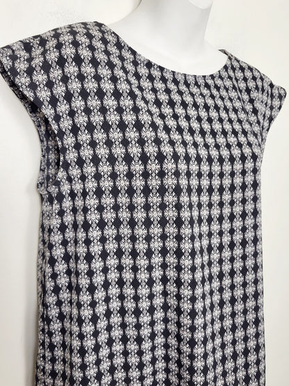 DOKN - Max Studio black floral print top. Size medium