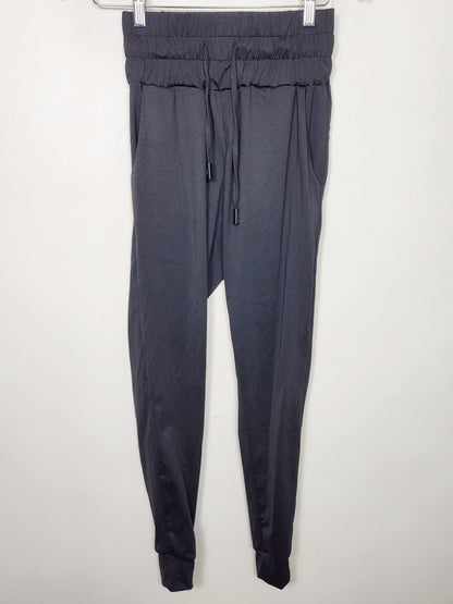 DOKN - Arro Athletics black high waisted drawstring "Formation" joggers. Size small