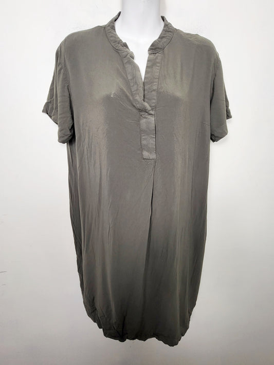 DOKN - H and M olive green viscose tunic dress. Size small