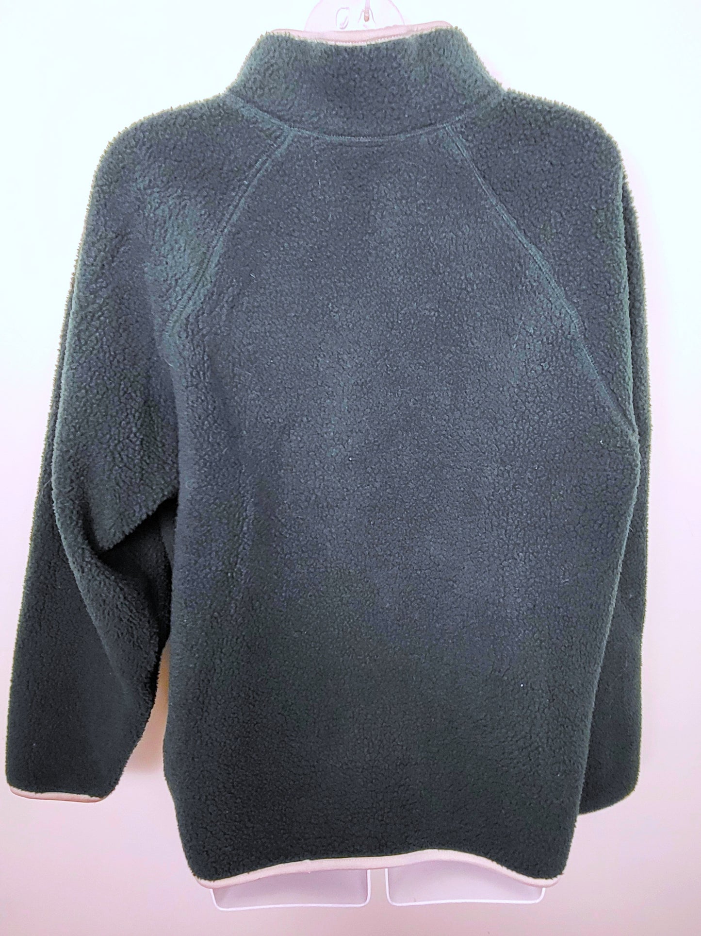 AGLL2 - Sierra Designs forest green sherpa fleece. Size large