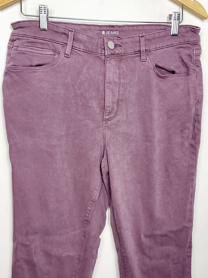 AGLL2 - Reitman's R Jeans purple skinny jeans. Size 32 PETITE (measures as a 31)