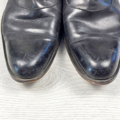 John Fluevog Twin Turbine 1611 First Avenue black Classy Spat Zipper Boots. Men's size 9