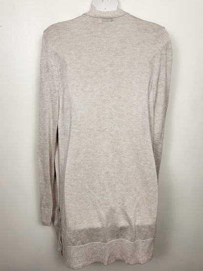 KHW2- Reitmans beige open cardigan. Size medium