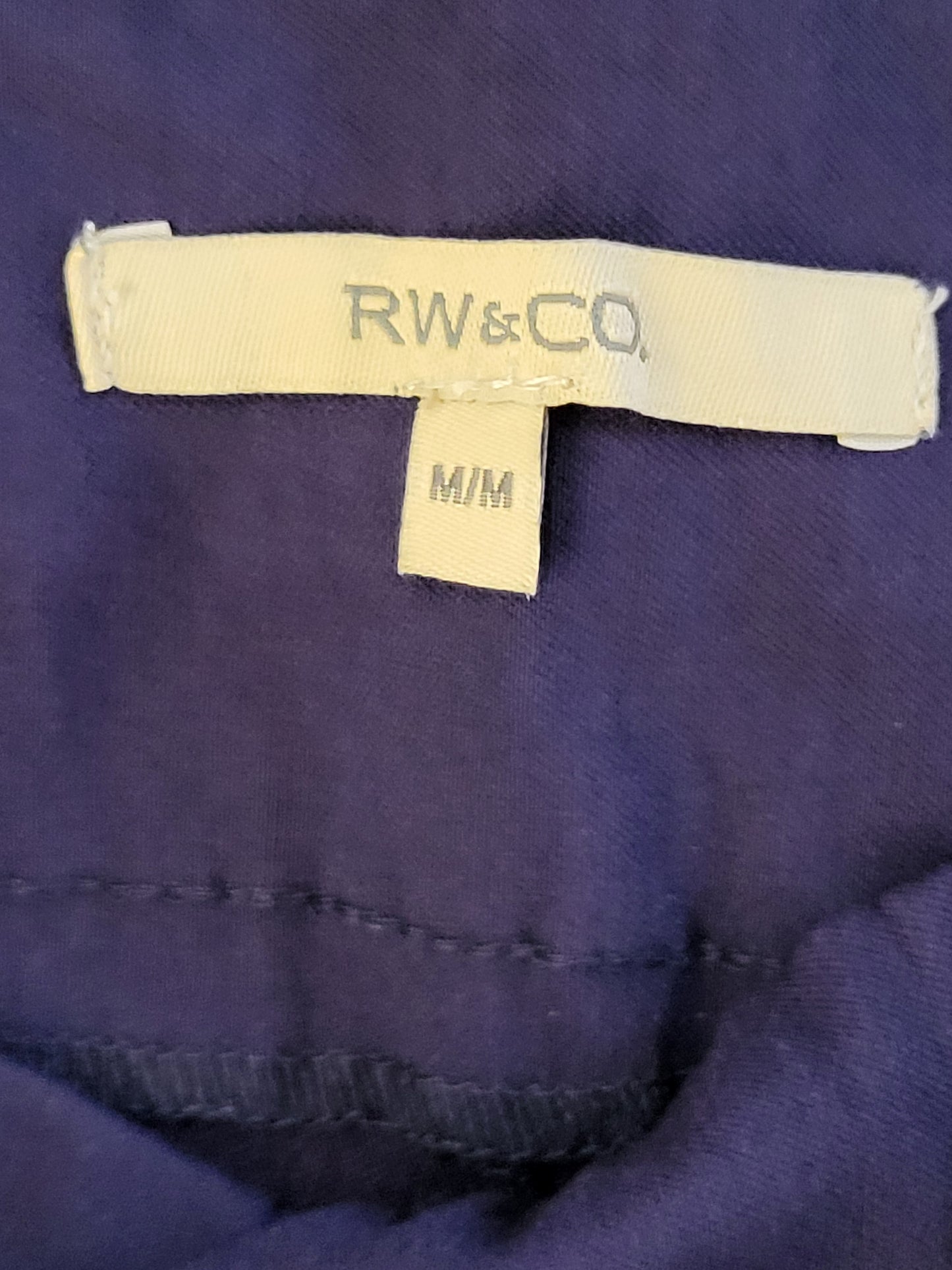 KHW - NEW - RW and Co. navy slim ankle dress pants. Size medium