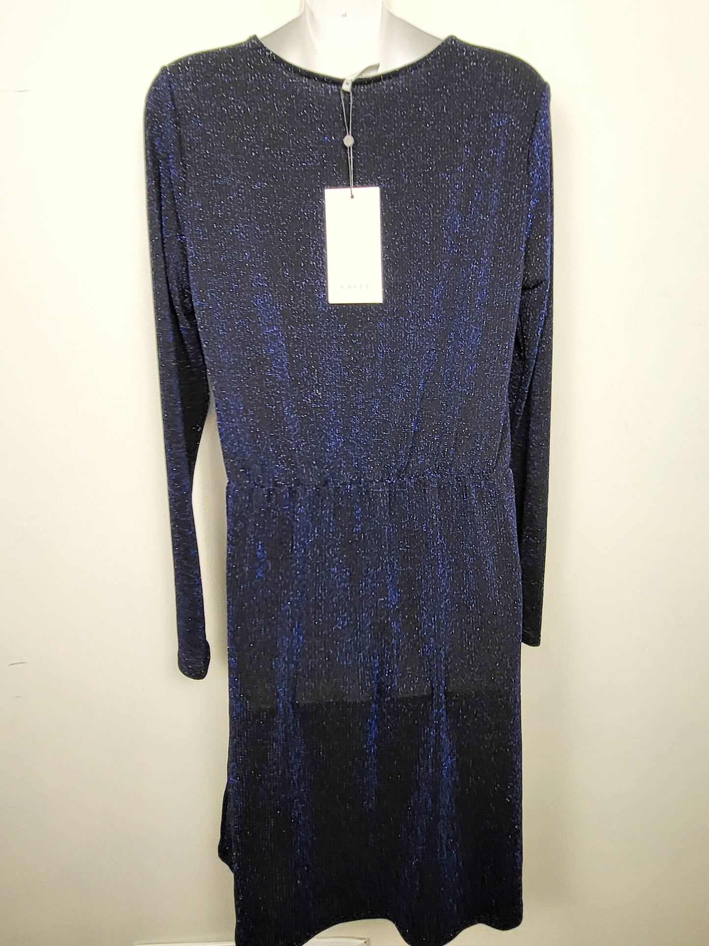 KHW2 - NEW - Kaffe black and blue sparkly Kaerlene dress. Size medium