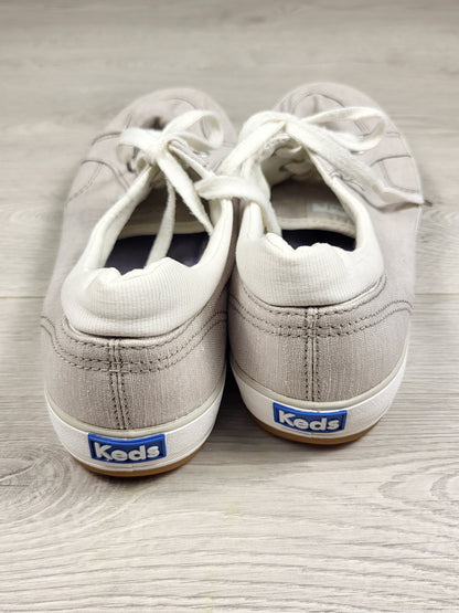 TRCA1 - Keds grey chambray lace up shoes. Size 10
