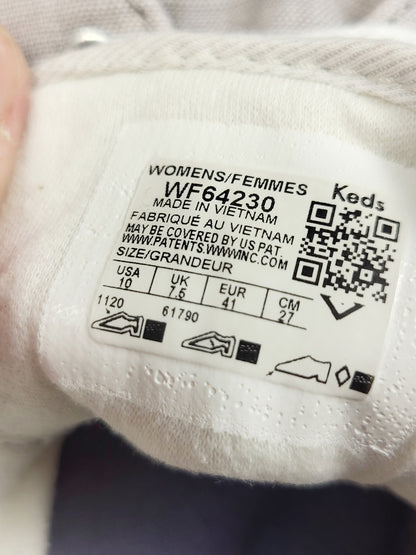 TRCA1 - Keds grey chambray lace up shoes. Size 10