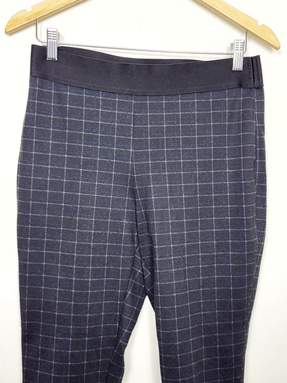 TRCA1 - Reitmans plaid stretch dress pant leggings. Size 10