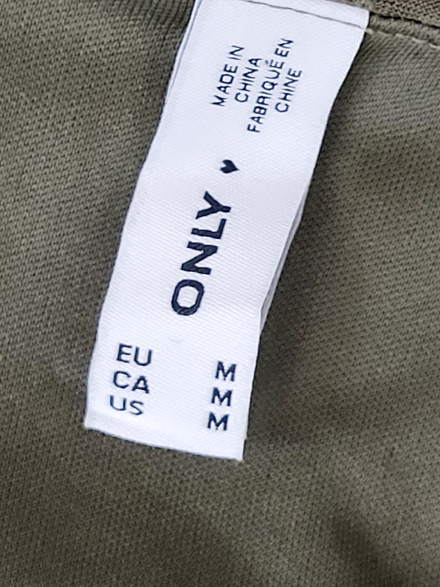 JLMB1 - Only olive green "Sandra" eyelet dress. Size medium