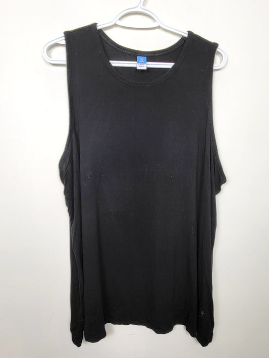 SPMP1 - Old Navy black Luxe tank top. Size XXL TALL