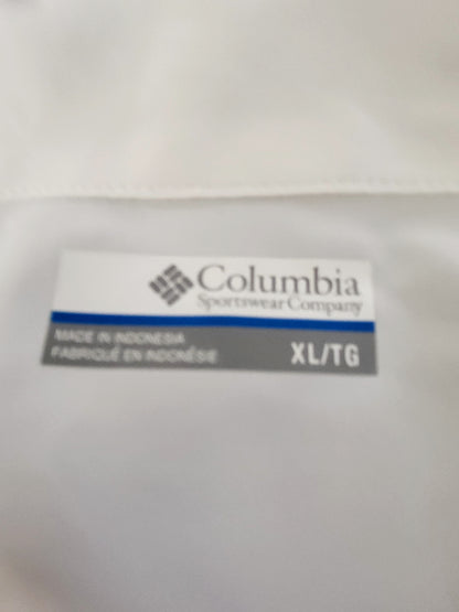 SPMP1- Columbia Women's PFG Sun Drifter Woven Short Sleeve Shirt. Size XL