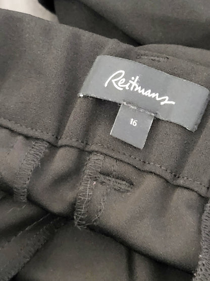 SPMP - Reitmans black straight leg dress pants. Size 16