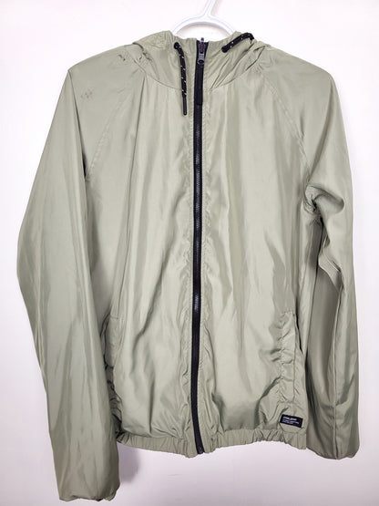 AART - Blend denim camouflahe reversible windbreaker. Men's Small