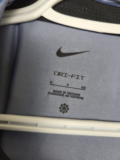 AART - Nike blue striped Dri-fit golf polo. Size small