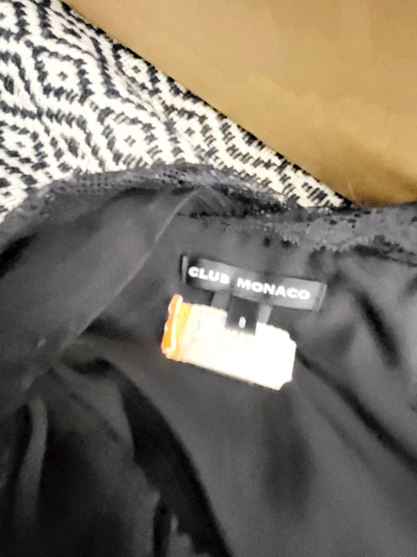 JLMB2 - Club Monaco black lace sleeveless midi dress. Size 8