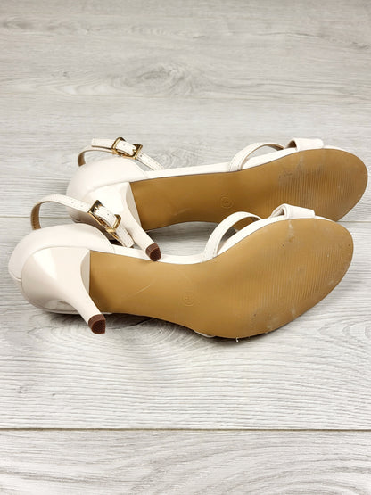 CHSP1 - Unbranded strappy open toed high heel shoes. Size 8