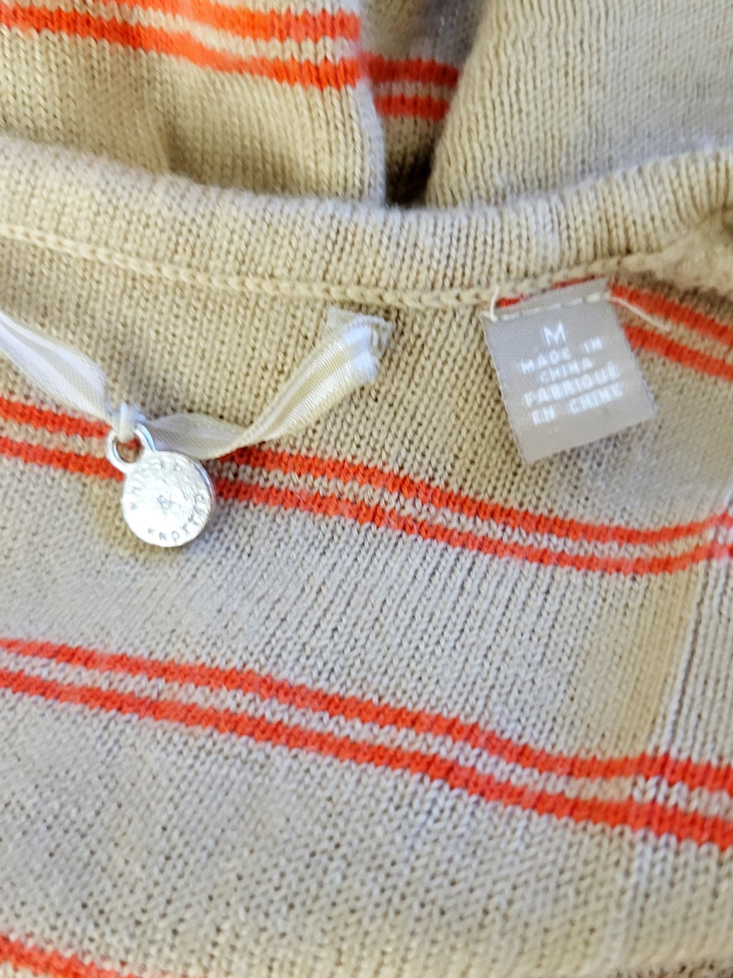 CHSP2 - Anthropologie Knitted and Knotted striped "Elodie" sweater dress. Size medium