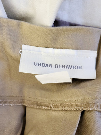 CHSP2 - Urban Behavior pleated colour block high waisted skirt. Measures as a medium