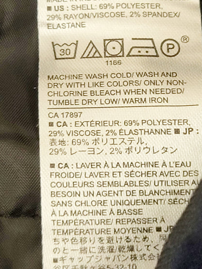 CHSP2 - Banana Republic Factory black "Ryan" curvy fit straight leg trousers. Size 6 (size bigger)