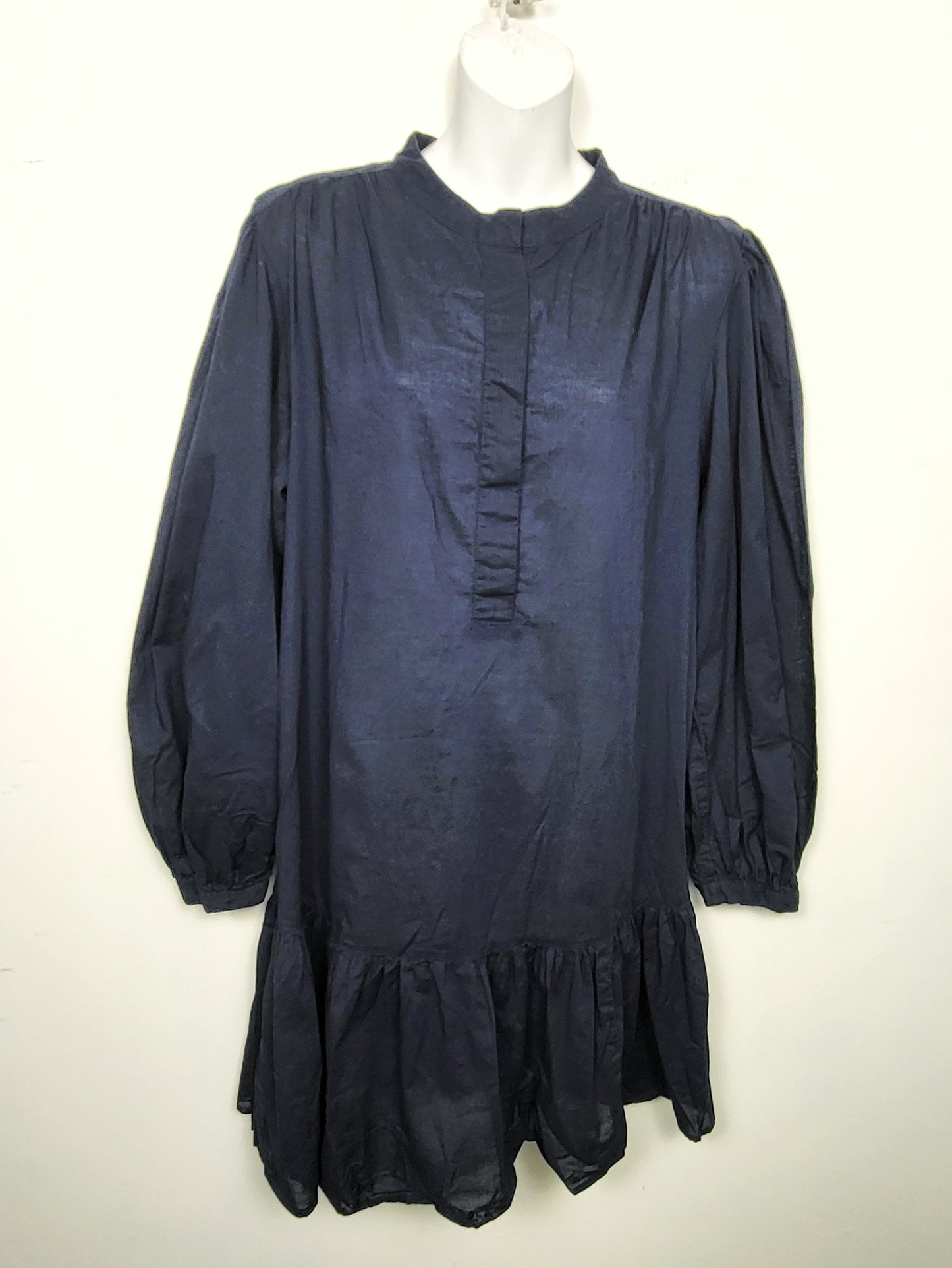 CHSP2 - Banana Republic Factory navy tiered dress. Size large