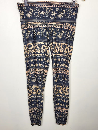 BRNA - Teeki moon flower patterned leggings. Size large