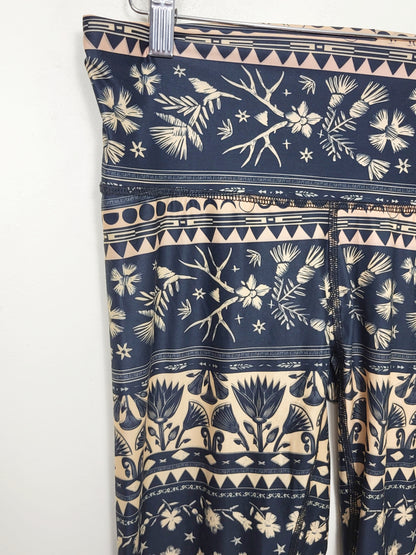 BRNA - Teeki moon flower patterned leggings. Size large