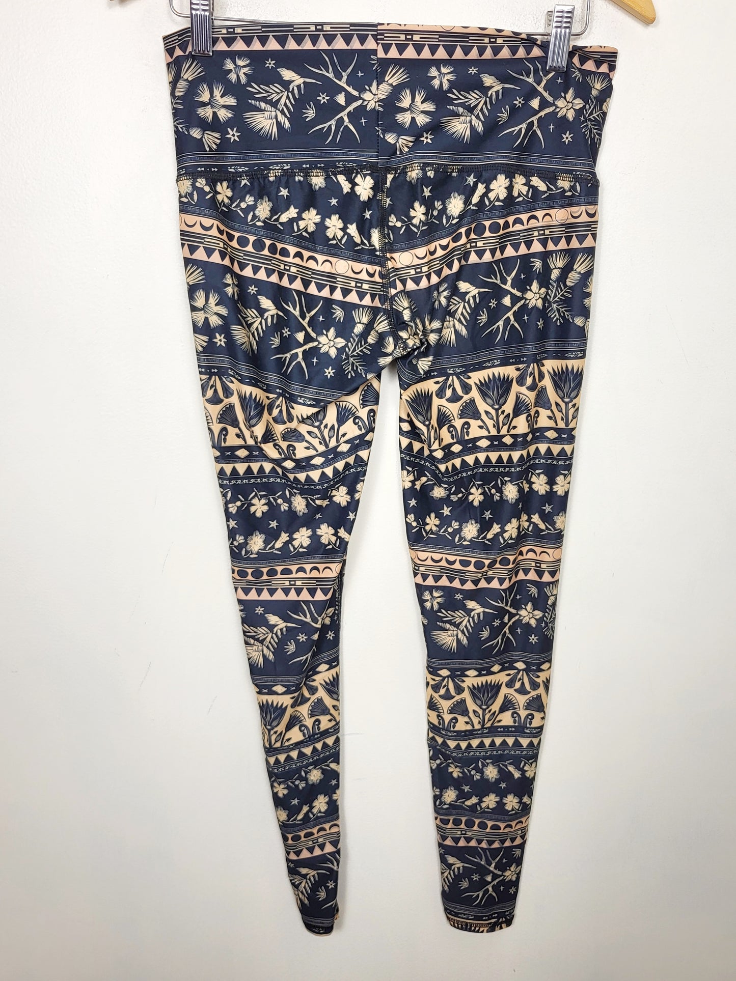 BRNA - Teeki moon flower patterned leggings. Size large