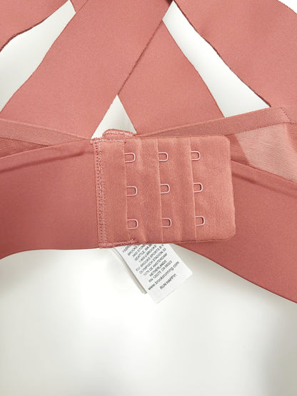 Brooks terracotta Interlace run / sports bra. Size 36C/D