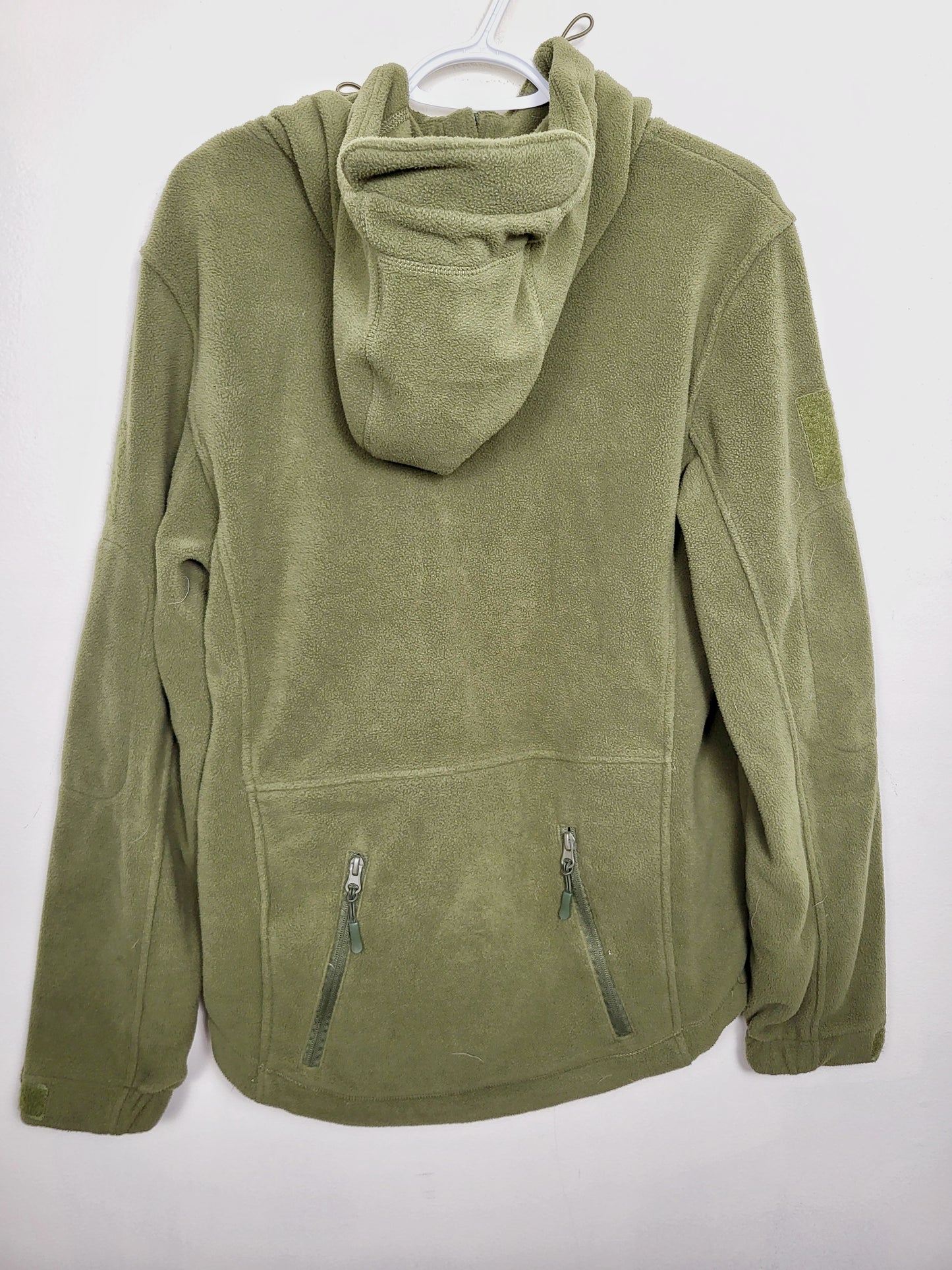 Baerskin green polar fleece tactical hoodie. Unisex size small - retails for $300 new