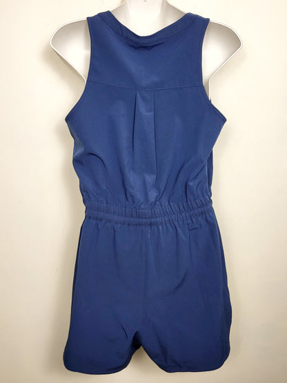 RW and Co blue lightweight sleeveless romper. Size small