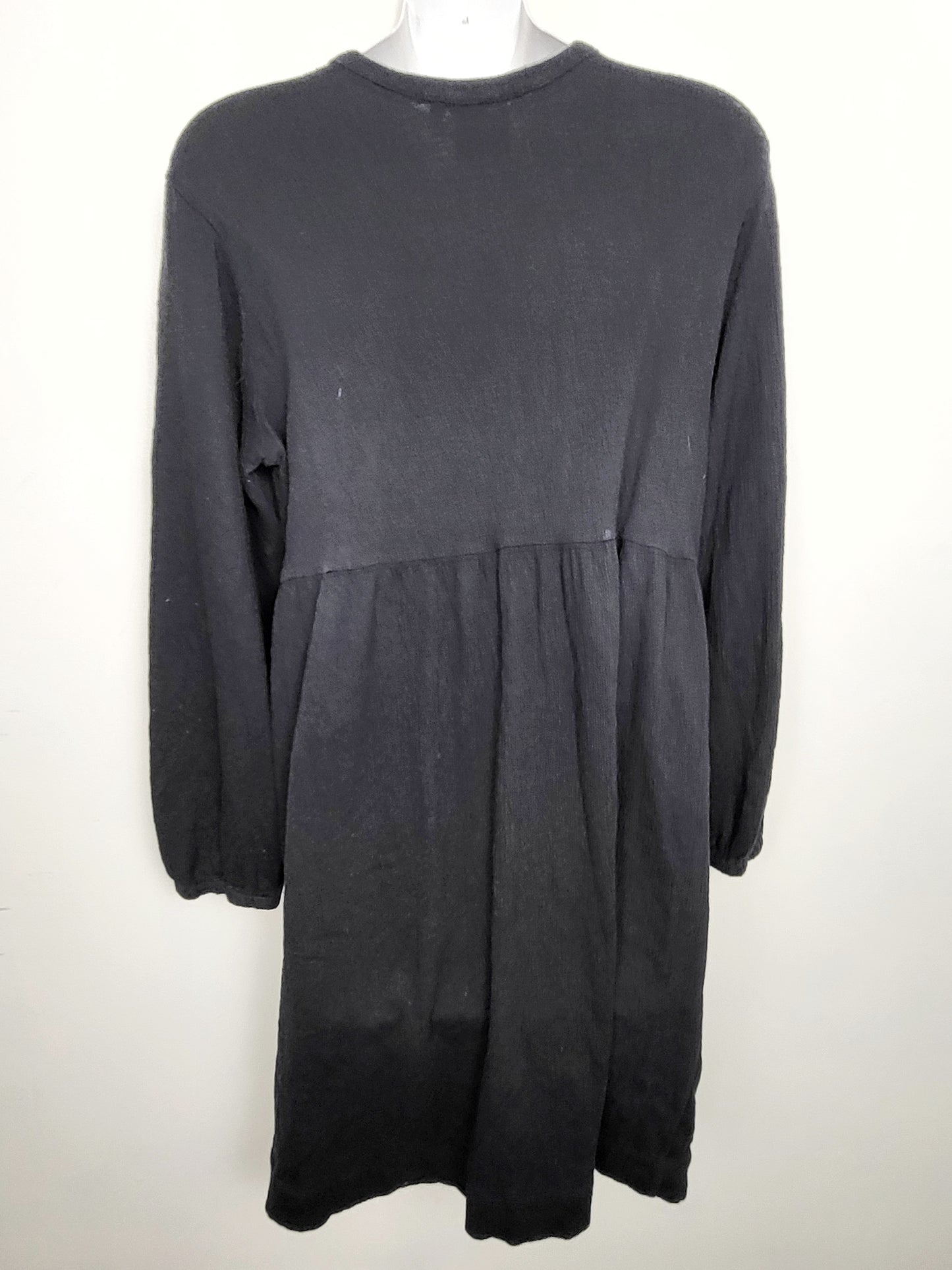 Richer Poorer black cloud weave button up dress. Size small