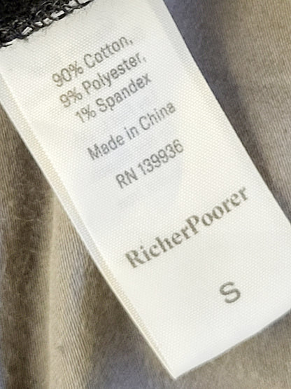 Richer Poorer black cloud weave button up dress. Size small