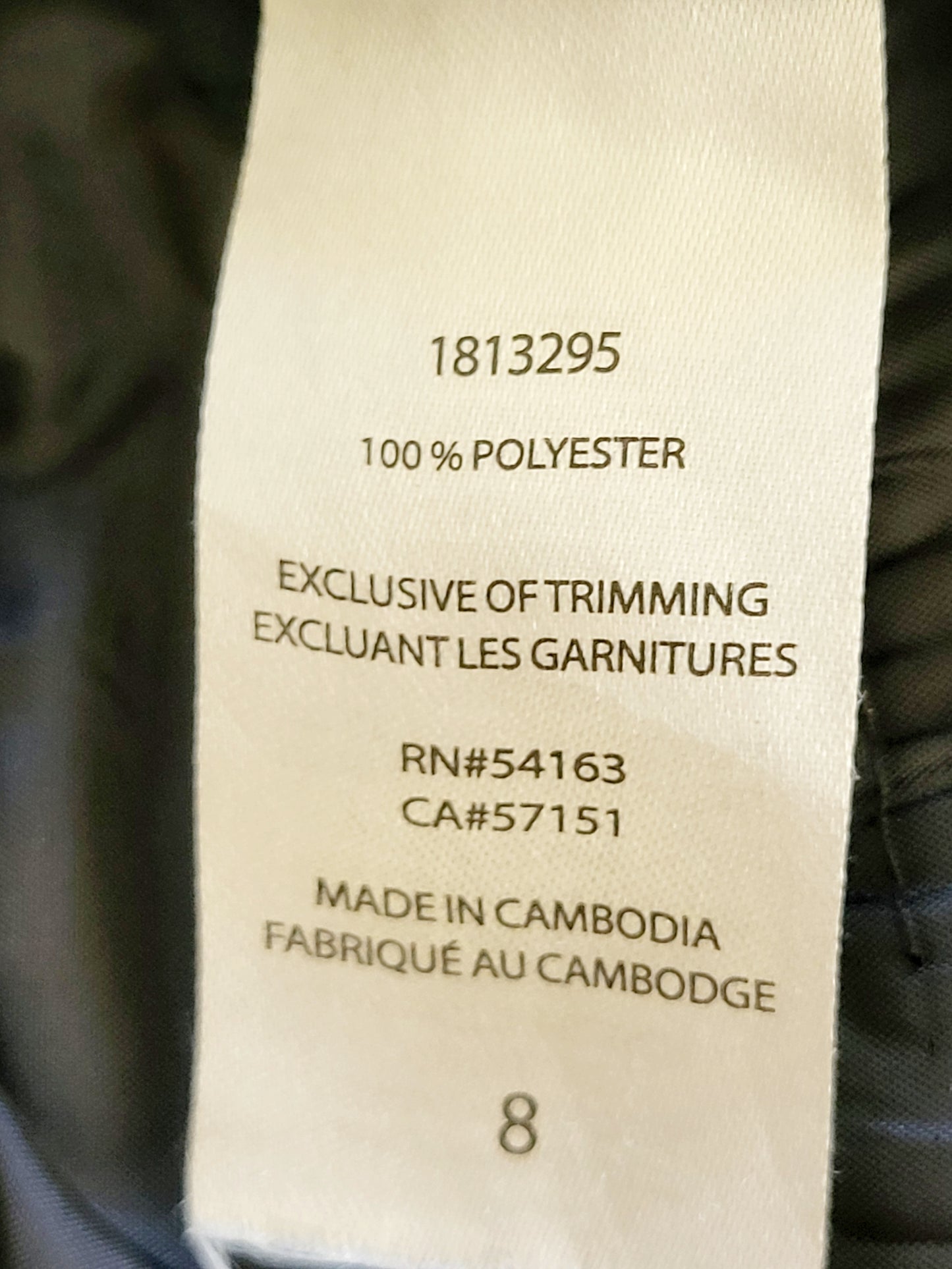 DKNY black wide leg dress pants (from Costco). Size 8