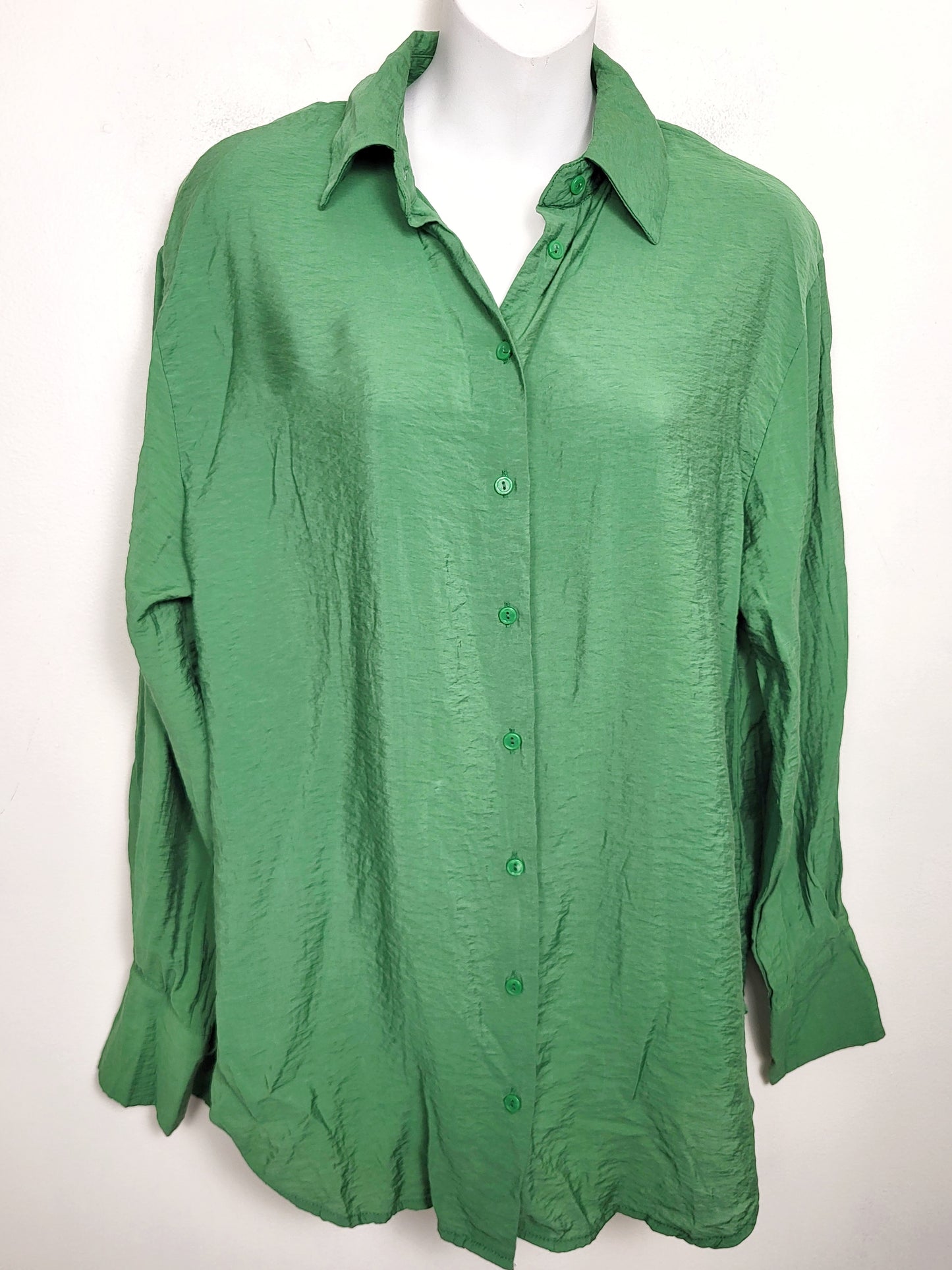 Dynamite green button down top. Size small