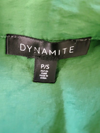 Dynamite green button down top. Size small
