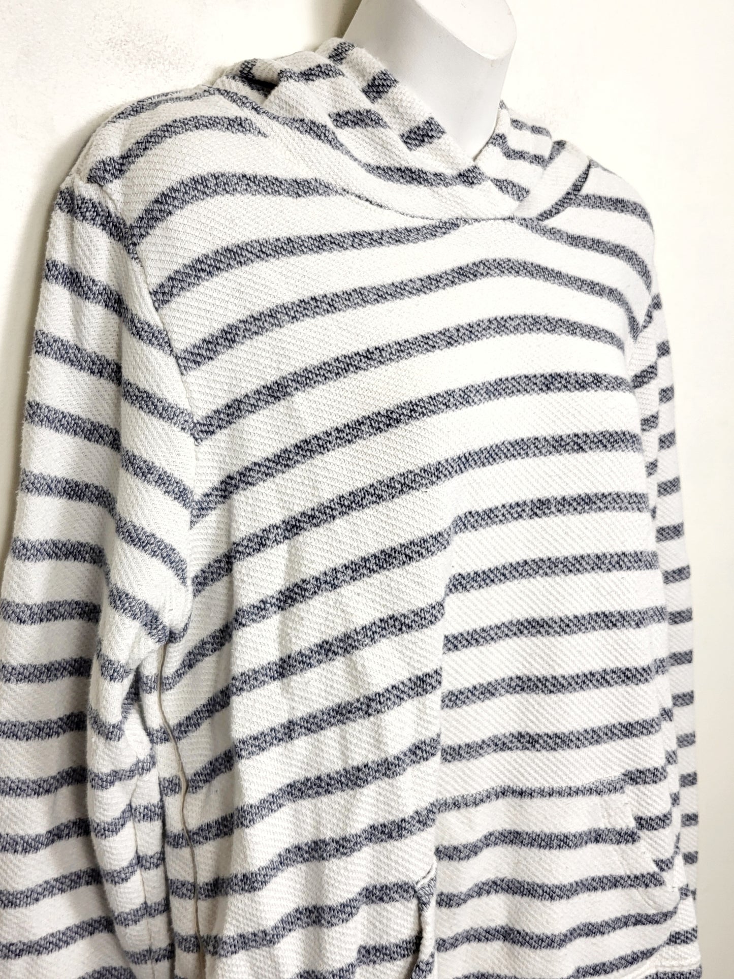 Old Navy striped knit hoodie. Size Large