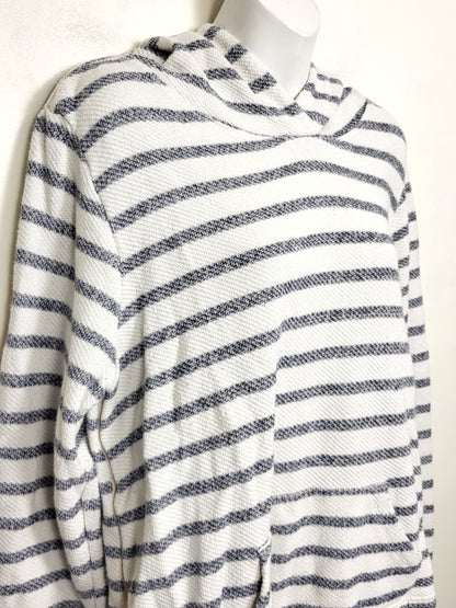Old Navy striped knit hoodie. Size Large