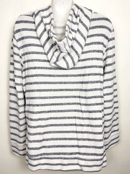 Old Navy striped knit hoodie. Size Large