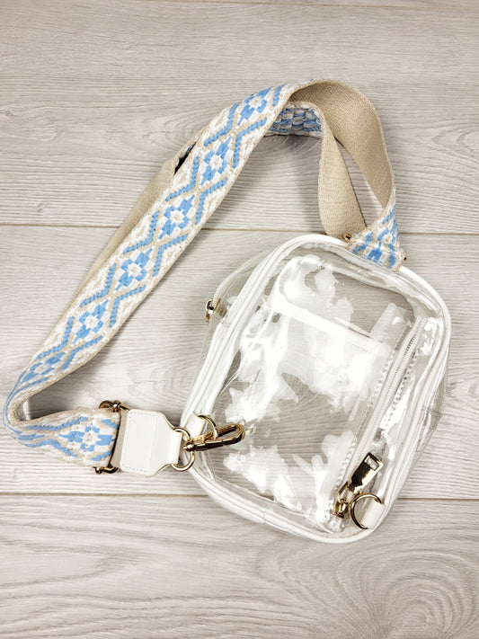 Clear PVC sling bag