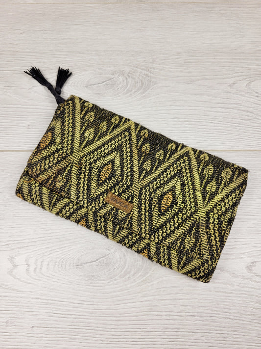 RVCA textile "Diamond Traveler" clutch