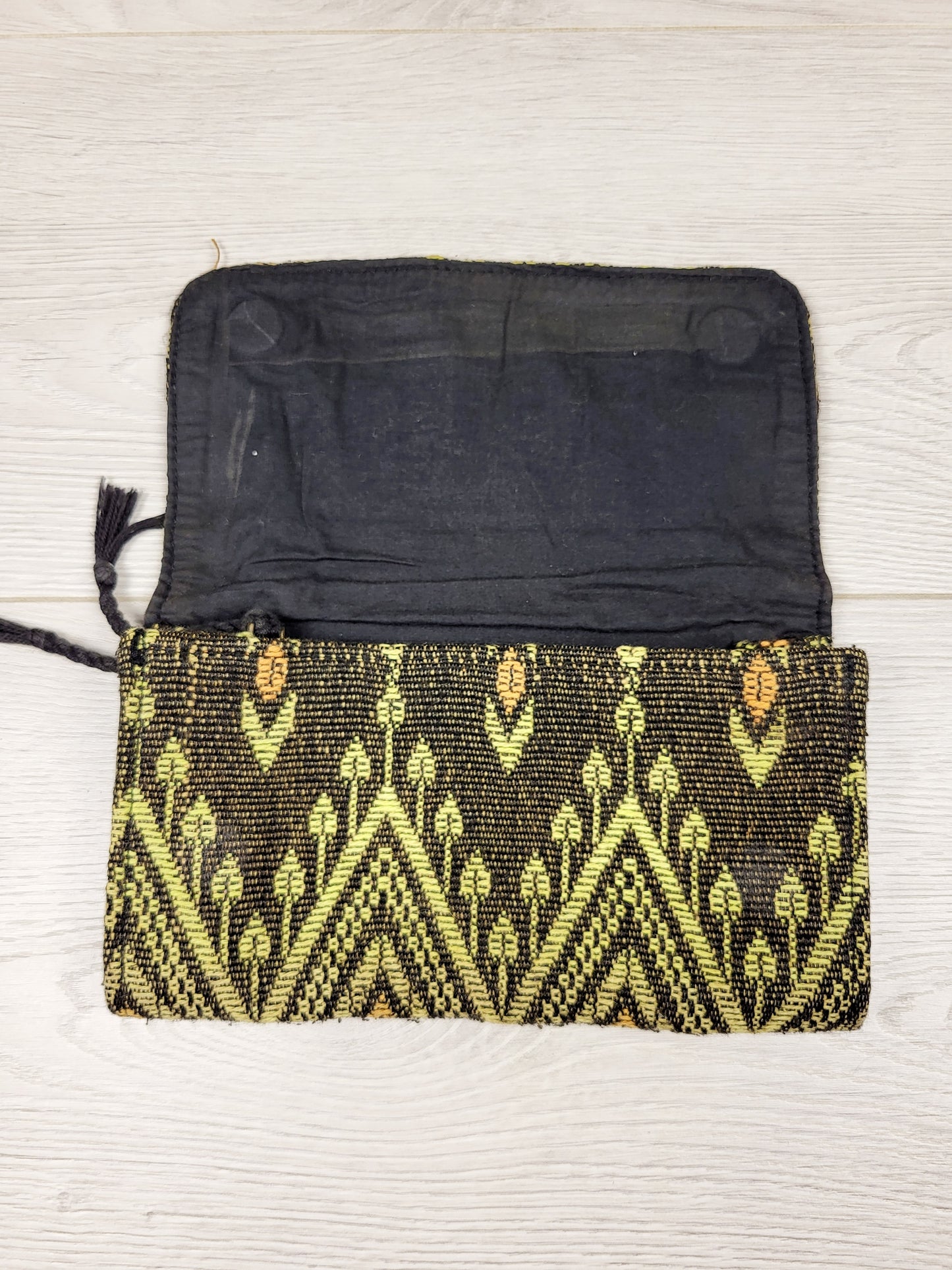 RVCA textile "Diamond Traveler" clutch