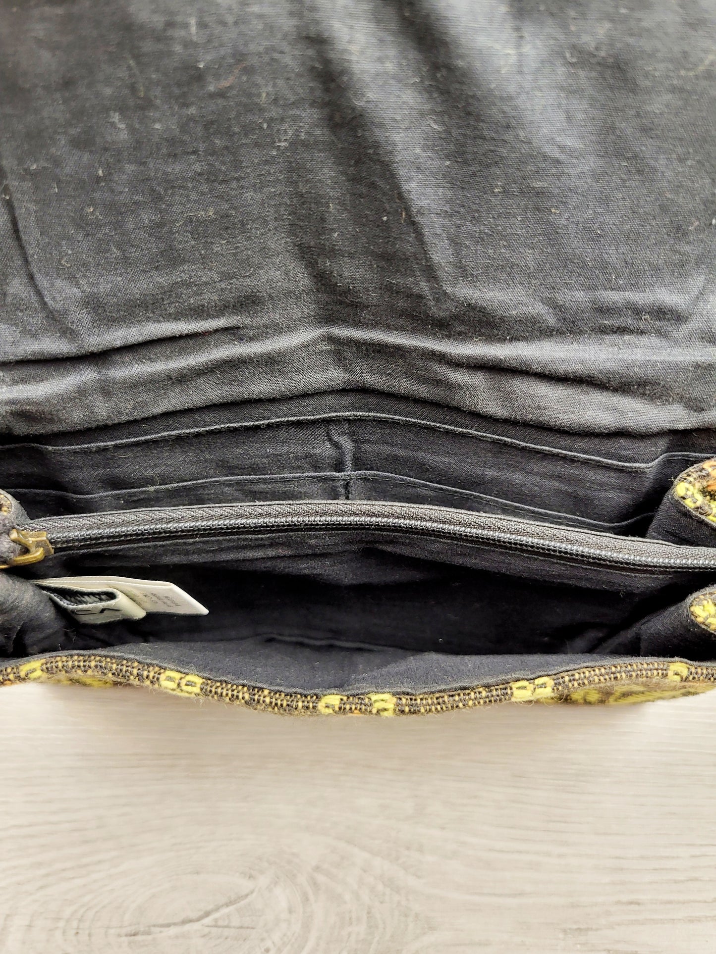 RVCA textile "Diamond Traveler" clutch