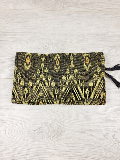 RVCA textile "Diamond Traveler" clutch