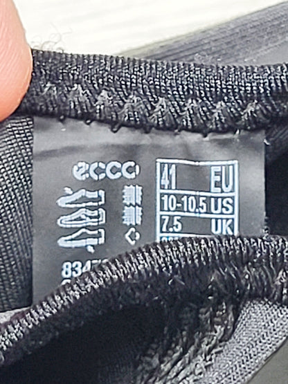 Ecco black slip-on waterproof sneaker. Men's size 10-10.5