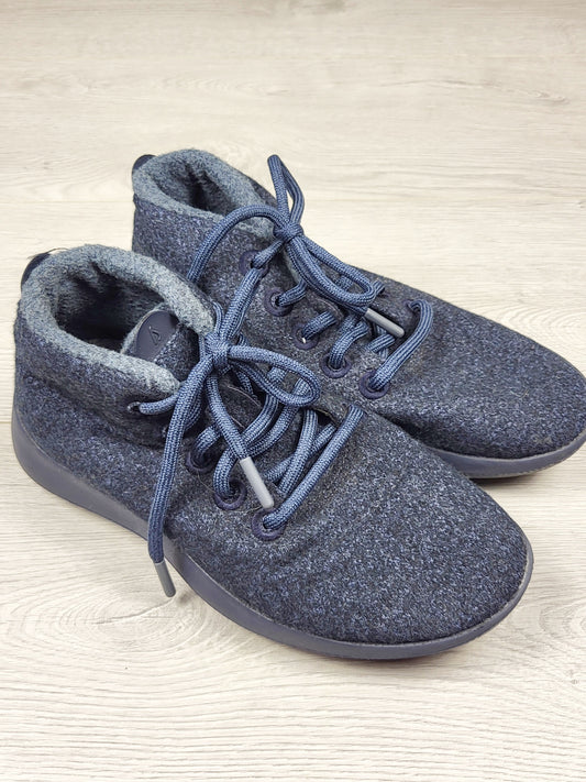 Allbirds navy wool hightop shoes. Ladies size 6